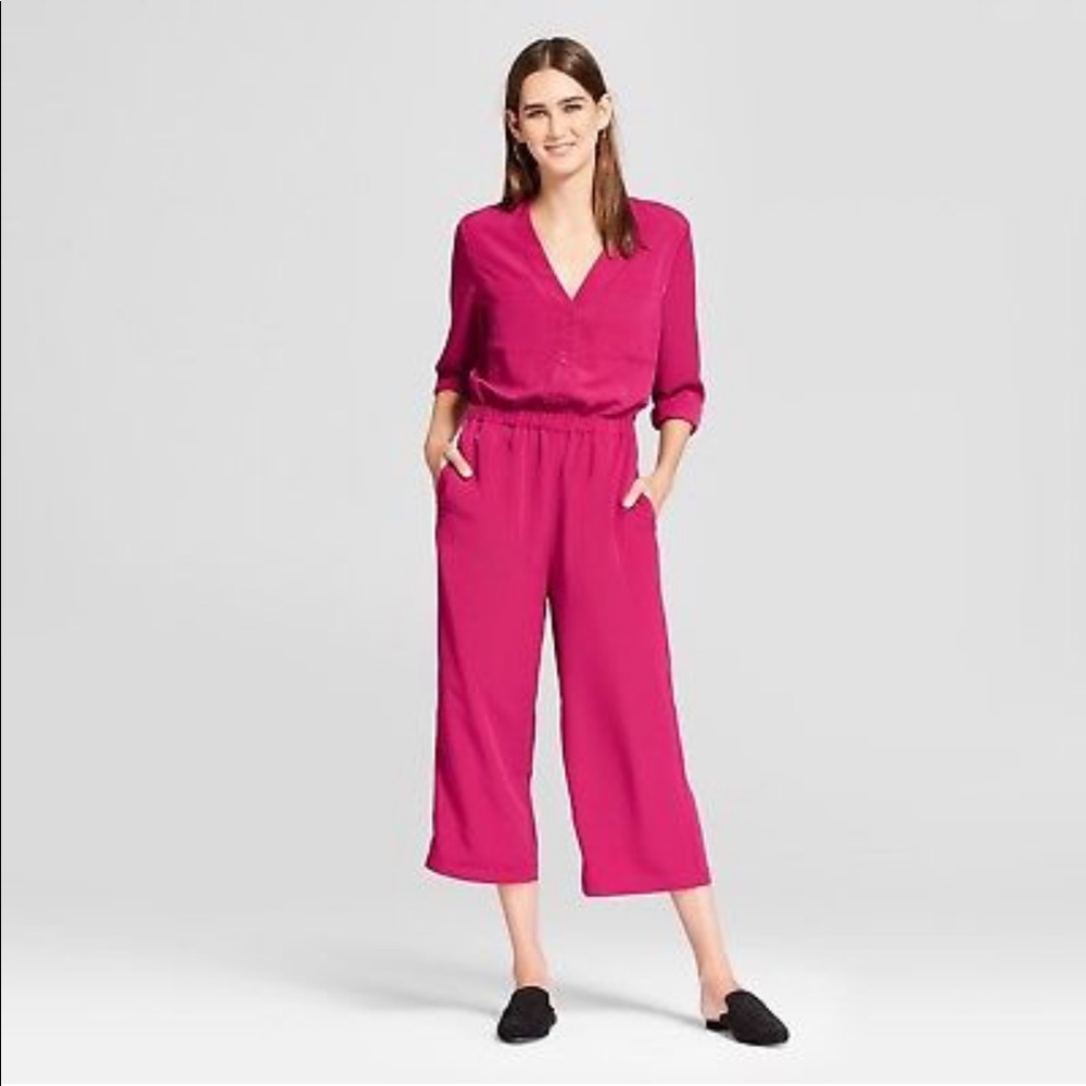 Magenta jumpsuit